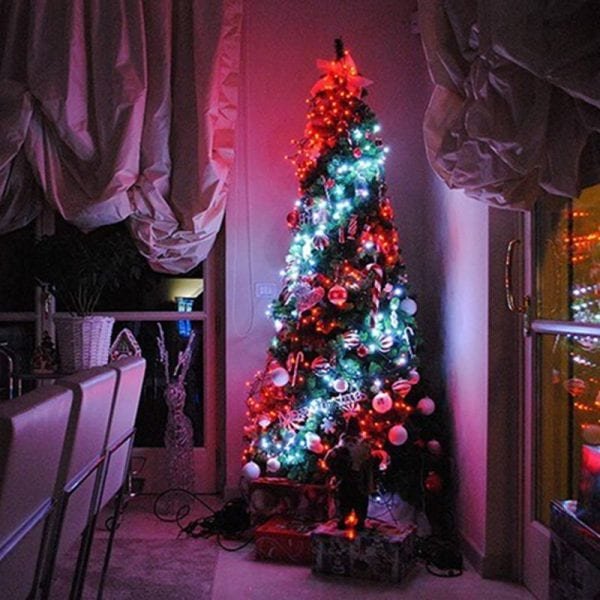Christmas Tree Decoration LED Lights Smart Bluetooth Personalized String Lights Customized App Remote Control Lights Dropship 3