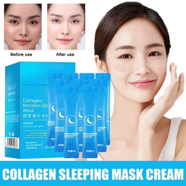Cooling Body Pamper Face Cream Washing Free Anti Wrinkle Sleeping Face Care For Women Facial Skin 5