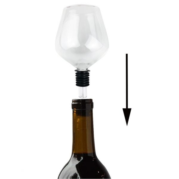 Drinking Directly from Bottle Clear Wine Glass Goblet Champagne Cup Barware Wine Easy To Clean For 3