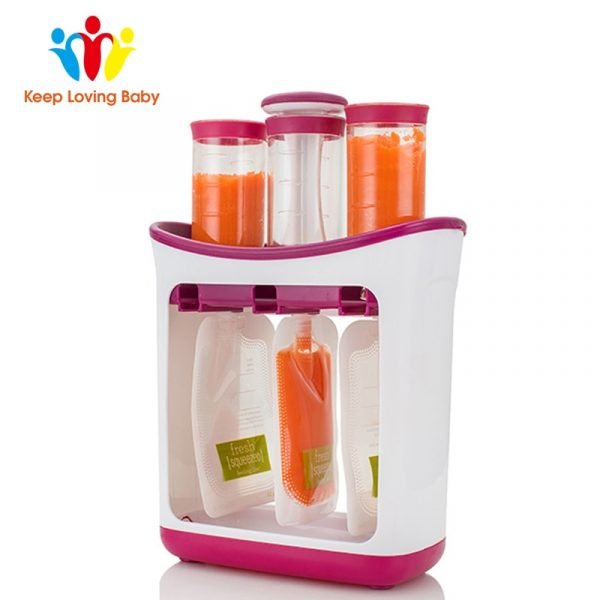 Dropshipping Baby Food Maker Squeeze Food Station Organic Food For Newborn Fresh Fruit Container Storage Baby 2