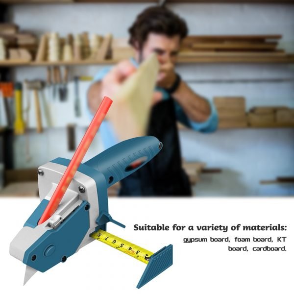 Easy Use Gypsum Board Cutting Tool Drywall Cutting Artifact Tool with Tape Measure Woodworking Scribe Cutting 2