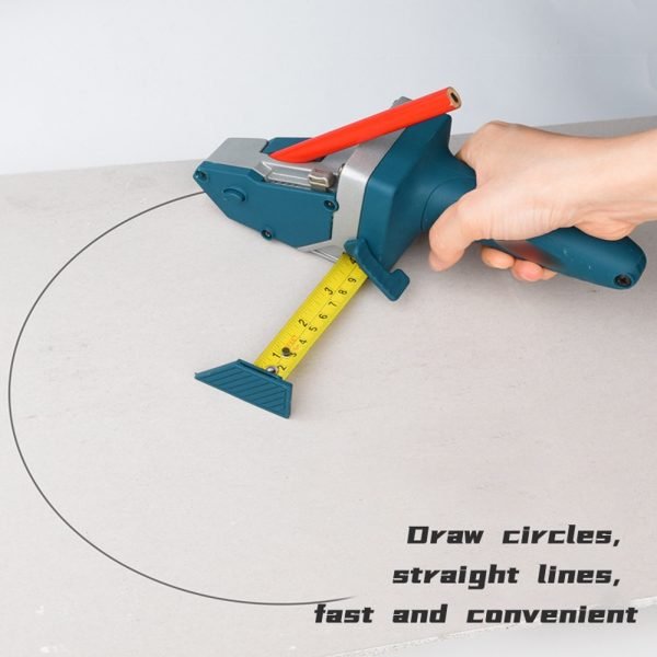 Easy Use Gypsum Board Cutting Tool Drywall Cutting Artifact Tool with Tape Measure Woodworking Scribe Cutting 4
