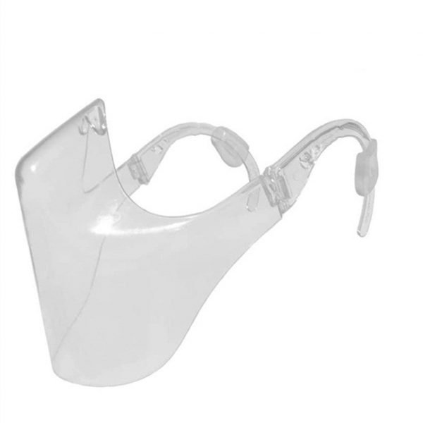 Fast Delivery Masque M scara 2020 Durable Mask Face Shield Combine Plastic Reusable Clear Face Mask 5