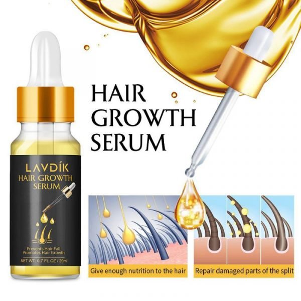 LAVDIK Ginger Fast Hair Growth Serum Essential Oil Anti Preventing Hair Lose Liquid Damaged Hair Repair