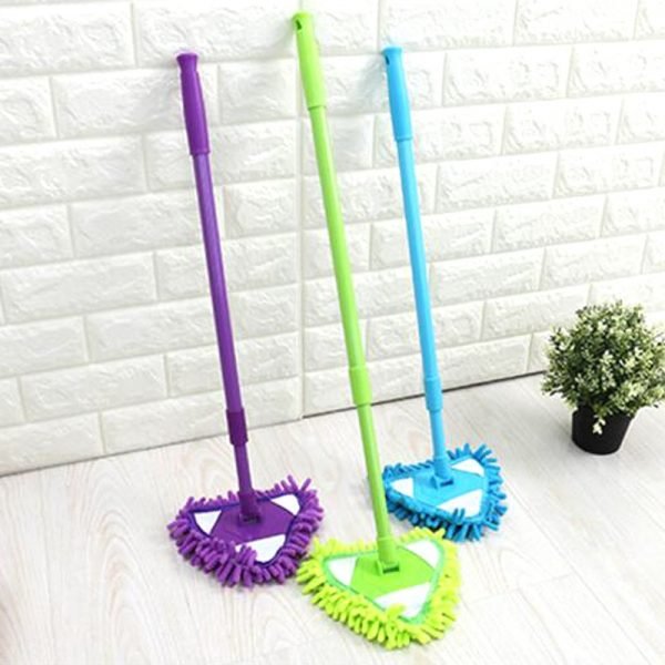 Microfiber Retractable Mops Chenille Replaceable Cleaning Cloth Practical Multifunction Absorbability Dry Wet Household Tools