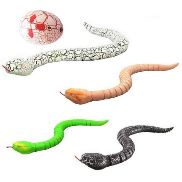 RC Animal Toys Kids Remote Control Snake Rattlesnake Toy Child Plastic Trick Terrifying Mischief Toy Top 3