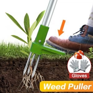 Root Remover Portable Weed Puller Outdoor Killer Tool Claw Weeder Manual Garden Lawn Long Handled Aluminum
