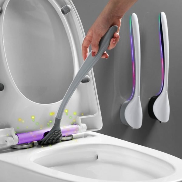 Silicone Wc Toilet Brush Flex Toilet Brush With Holder Wash Brushes Corner Wash Toilet Brush Household