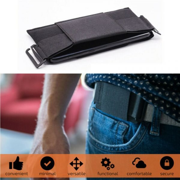 Ultrathin Pouch Waist Bag Minimalist Invisible Wallet Fashion Cool Mini Pouch Key Card Phone