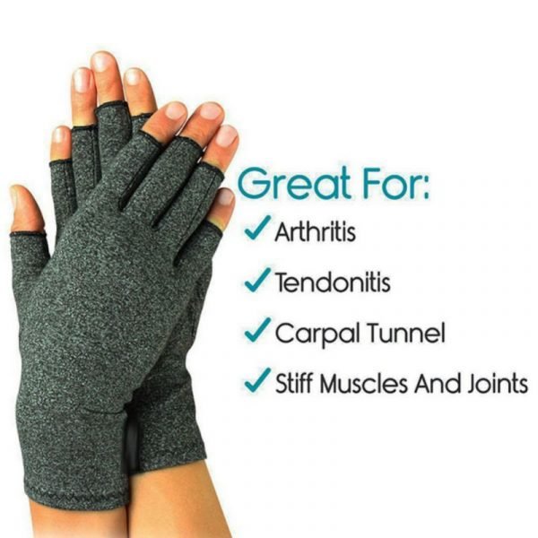 1 Pair Compression Arthritis Gloves Wrist Support Cotton Joint Pain Relief Hand Brace Women Men Therapy 1