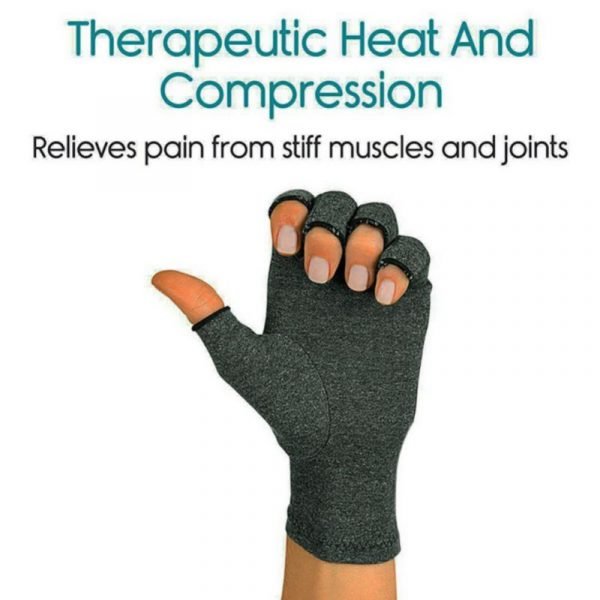 1 Pair Compression Arthritis Gloves Wrist Support Cotton Joint Pain Relief Hand Brace Women Men Therapy 2