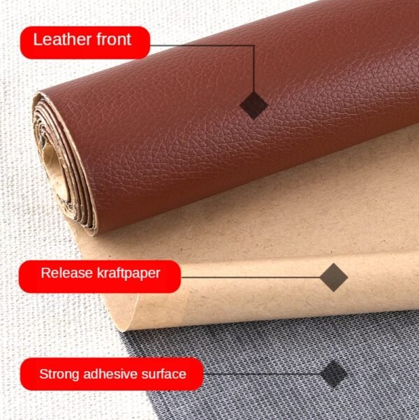 1 pcs 60x25cm sofa repair leather patch self adhesive sticker for chair seat bag shoe bed 2