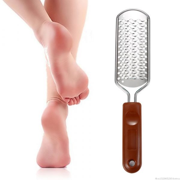 1pc Durable Stainless Steel Foot Rasp File Hard Dead Skin Callus Remover Pedicure File Grinding Feet 1