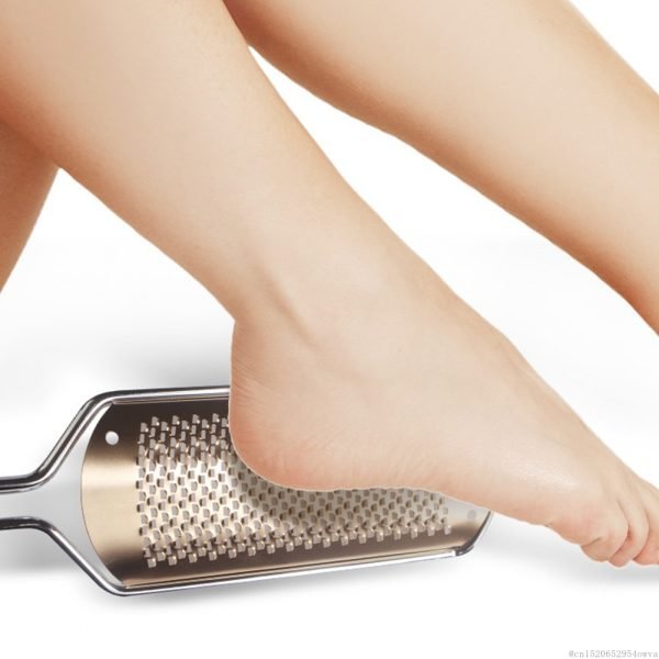 1pc Durable Stainless Steel Foot Rasp File Hard Dead Skin Callus Remover Pedicure File Grinding Feet