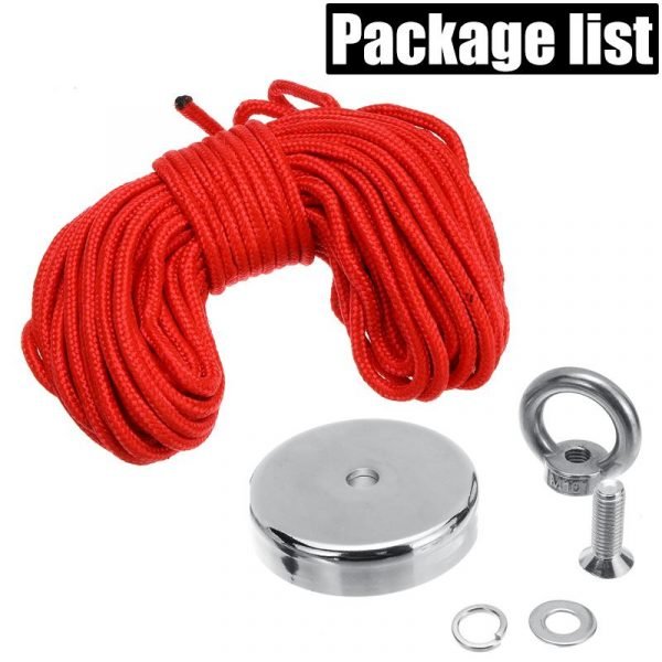 400KG D60MM Super Strong Magnet Pot Fishing Magnets Salvage Fishing Hook Magnets Strongest Permanent Powerful Magnetic 5