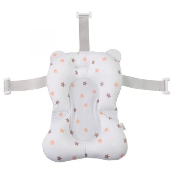 Baby Bath Tub Seat Mat Newborn Baby Foldable Shower Bath Pad Safety Pillow Bathtub Infant Anti 3