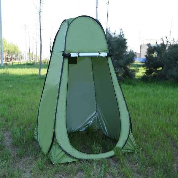 Fully Automatic Open Tent Outdoor Shower Bathing Fishing Swimming toilet Simple change clothes curtain camping Steel 1