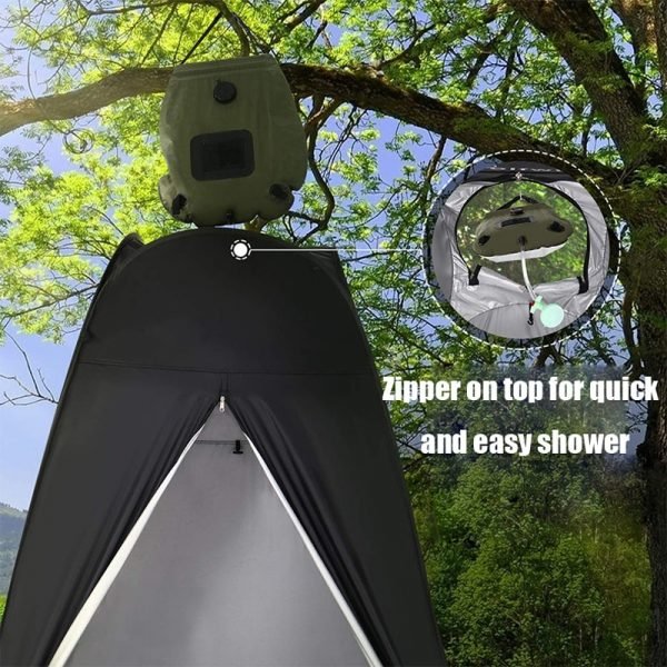 Fully Automatic Open Tent Outdoor Shower Bathing Fishing Swimming toilet Simple change clothes curtain camping Steel 5