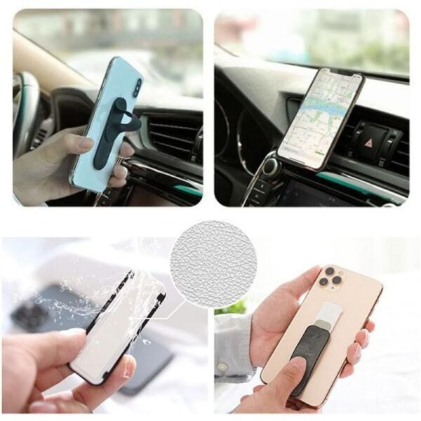 Innovative Creative Mobile Phone Ring Buckle Bracket Push Pull Phone Stand Holder Finger Ring Push Stretch 2
