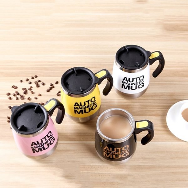 Mug One Button Electric Stirring Cup Coffee Milk Stirring Cup Lazy Person Special Stainless Steel Juice 5