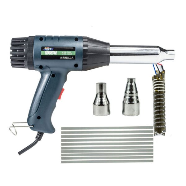 Plastic welding hot air gun kit hair dryer for soldering plastic temperature adjustable automobile bumper repair