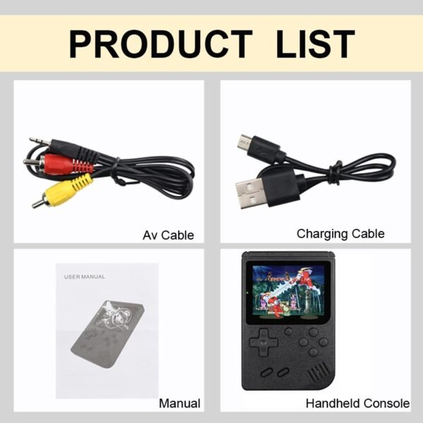 Retro Portable Mini Handheld Video Game Console 8 Bit 3 0 Inch Color LCD Kids Color 5