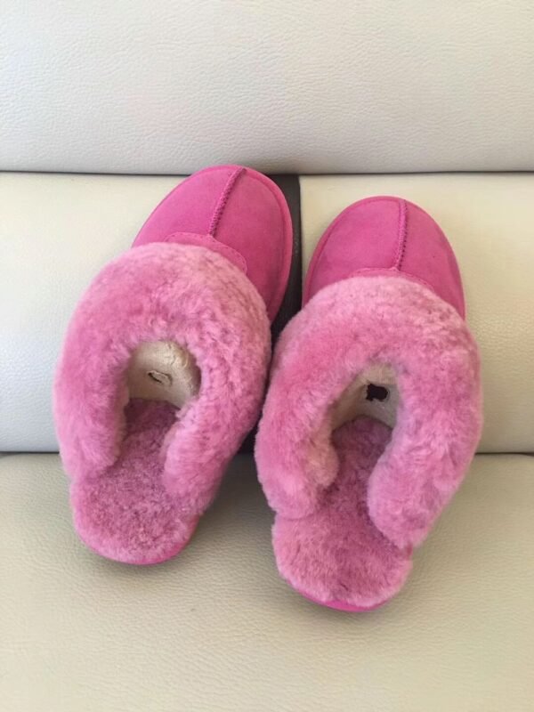 2021 Natural Sheepskin Fur Slippers Fashion Female Winter Slippers Women Warm Indoor Slippers Top Quality Soft 4