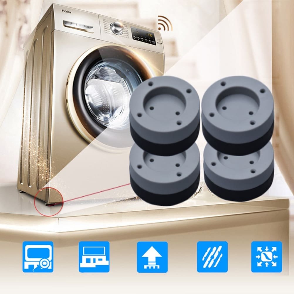 Height Adjustable Anti-Slip And Noise-Reducing Washing Machine Feet Pads wsxc Shock And Noise Cancelling Washing Machine Support Washer And Dryer Anti Vibration Pads 4pcs