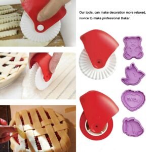 6PCS Stamp Biscuit Mold 3D Cookie Plunger Cutter Pastry Decorating DIY Food Fondant Baking Mould Tool 2