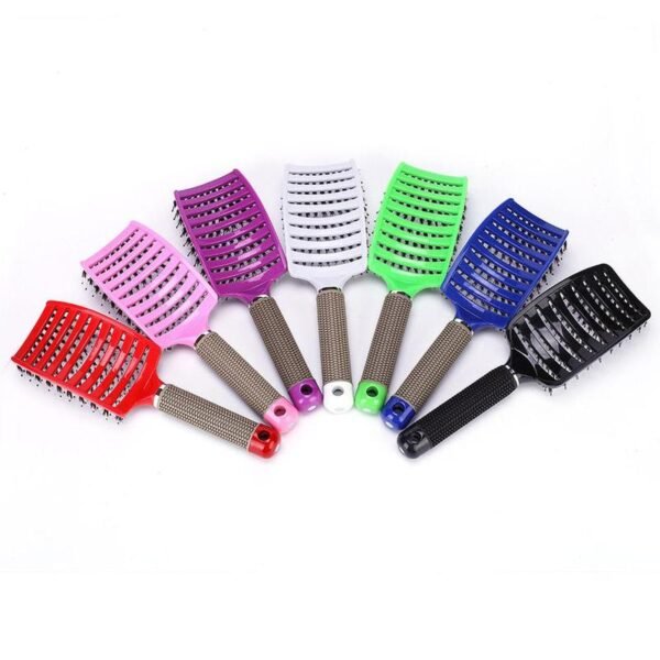 Brushy Anti Klit Hairbrush Women Female Hair Scalp Massage Comb Bristle nylon Hairbrush Wet Curly Detangle 1
