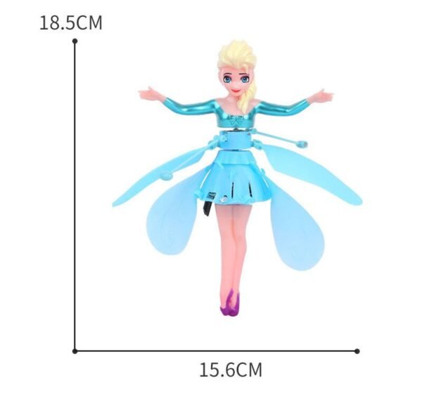 Cute Flying Fairy Doll Toy Infrared Induction Control Princess Dolls USB Charging wit Lights Magic Toys 4