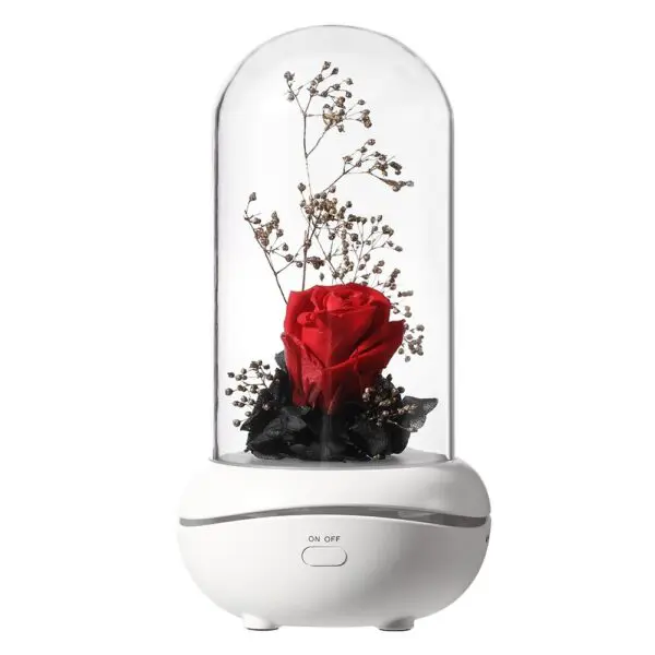 Eternal flower fragrance lamp creative mute fragrance lamp mini essential oil fragrance lamp holiday gift night 1