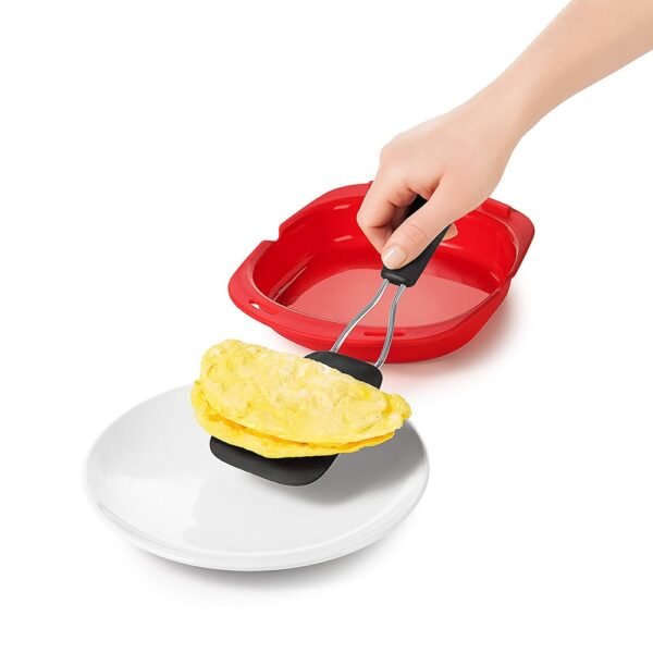 Microwave silicone Make Egg Roll Baking Dish Silicone Omelette Steamer Baking tools 5