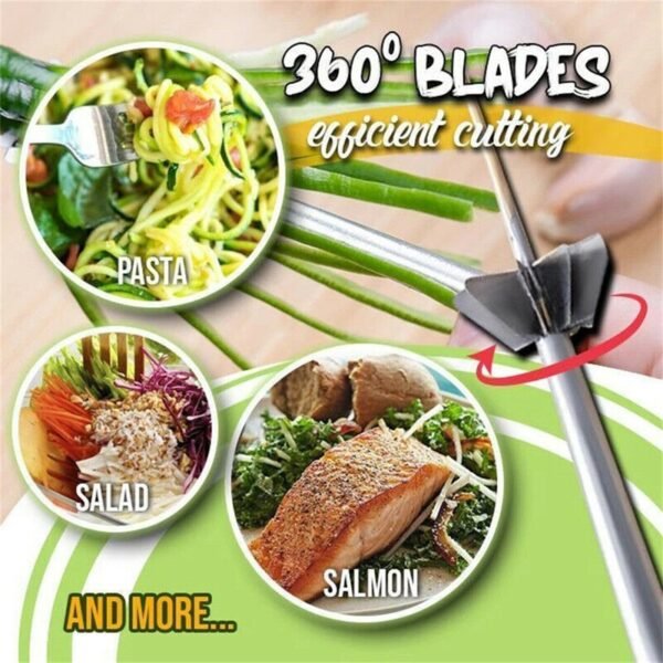 Multifunctional Stainless Steel Knives Onion Cutter Multi Layers Scallion Cutter Laver Spices Cook Tool Cut Kitchen 5