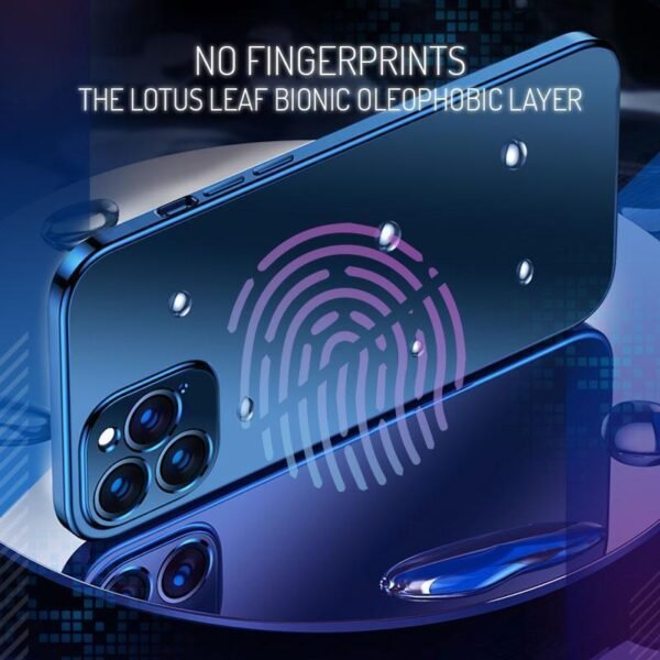 Premium TPU Anti fingerprint for iPhone Case for iPhone 12 Pro Max for iPhone 11 Pro 5