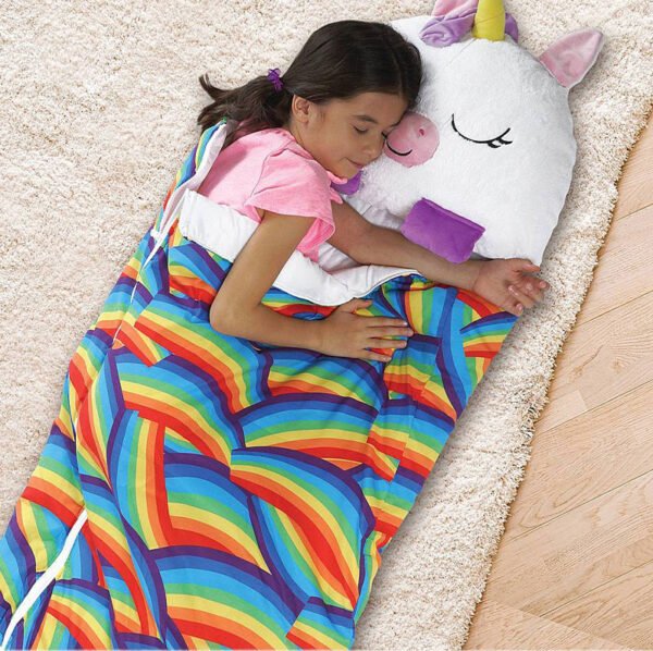 Sleeping Bag Children Unicorn Animal Cartoon Happy Warm Baby Sleeping Sack Ultra Soft Unicorn Blanket for 3