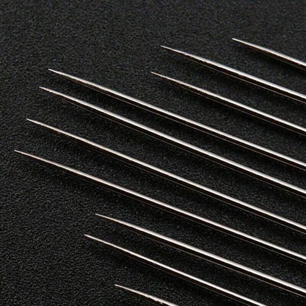 Stainless Steel Self threading Needles Opening Sewing Darning Needles Set Easy To Thread For DIY Enthusiasts 5