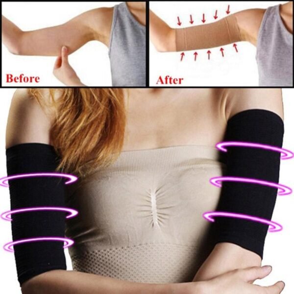 1 Pair Slimming Arm Warmers Women Weight Loss Calories Off Arm Shaper Massager Loss Fat Buster 1