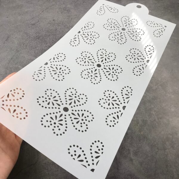 2020new Classical Totem Lace Stencil Wedding Cake Design Plastic Template Mold Painting Decorating Bottle Fondant Tools 3
