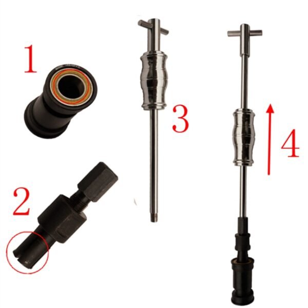 9PCS Car Bearing Separator Bearing Puller Converter Removal 9 Inner Holes Tool Kit Auto Repair Tool 4
