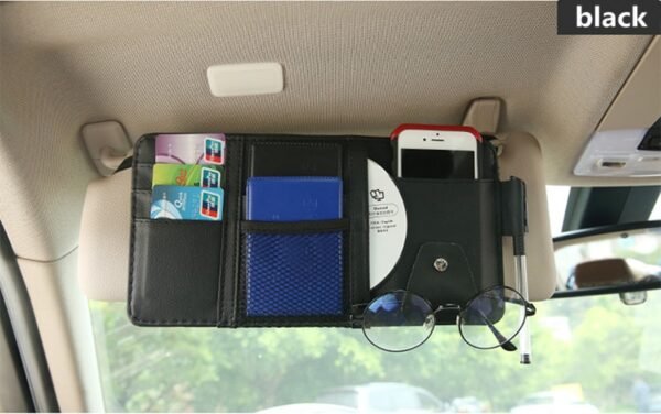 Car Accessories Auto Sun Visor Organizer Holder Tool Pouch for BMW 1 2 3 4 5 5