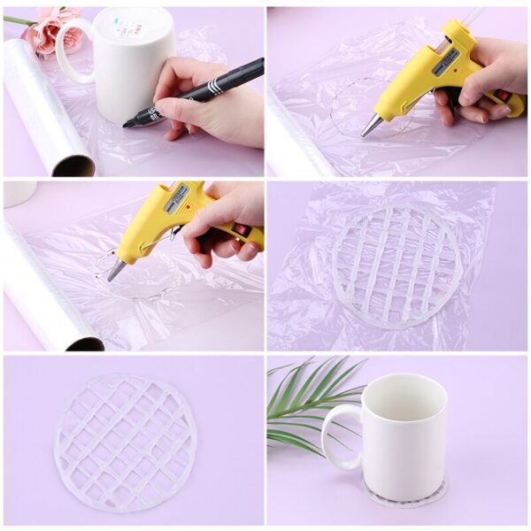 DIY hot melt glue gun multiple colors can make handicrafts at home convenient and simple best 4