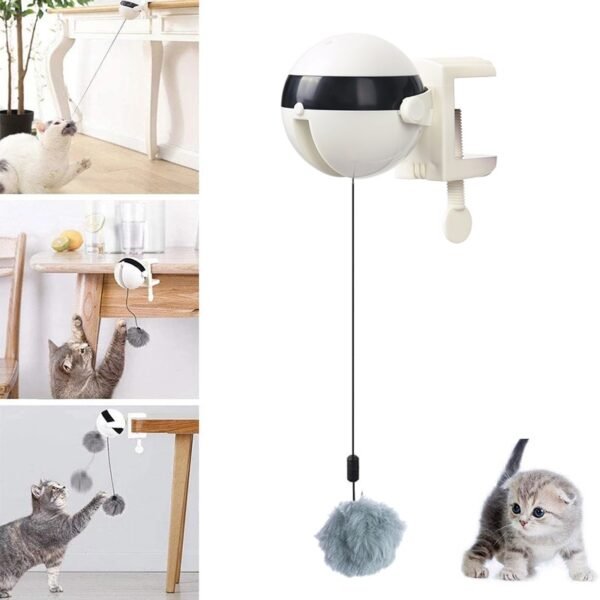 Electric Automatic Lifting Cat Ball Toy Interactive Puzzle Smart Pet Cat Ball Teaser Toys Pet Supply
