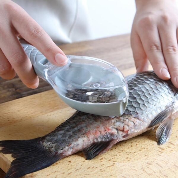 Fish Skin Brush Scraping Fishing Scale Brush Graters Fast Remove Fish Knife Cleaning Peeler Scaler Scraper 1