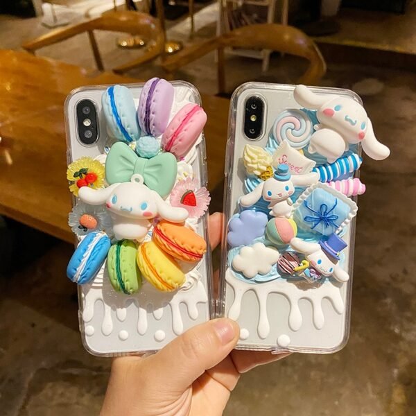 Handmade Case For iPhone 12 pro max 3D Cinnamoroll Phone Cover iP11 XS MAX XR Cute