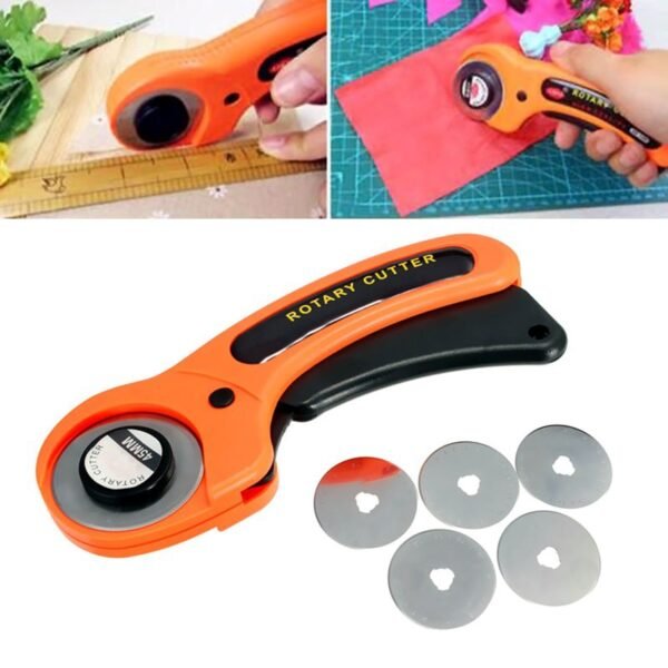 Highly Effective 45 Mm Rotary Cutter Premium Quilters Sewing Quilting Fabric Cutting Craft Tool For Cloth 2