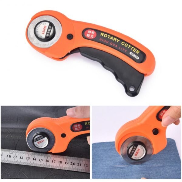 Highly Effective 45 Mm Rotary Cutter Premium Quilters Sewing Quilting Fabric Cutting Craft Tool For Cloth