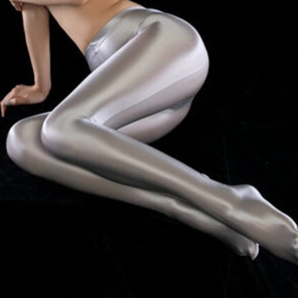 Hot Women Shiny Glossy Spandex Stockings Opaque Pantyhose Sports Fitness Tights DO2 2