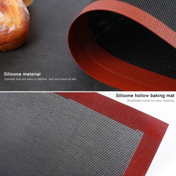 Non Stick Perforated Silicone Baking Mat Oven Sheet Liner Tool For Cookie Bread Macaroon Biscuit Kitchen 4