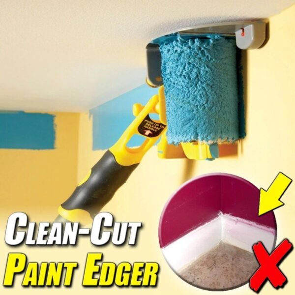 Portable Safe Paint Edger Roller Brush Practical Home Room Wall Ceilings Paint Clean Cut Paint Edge 3